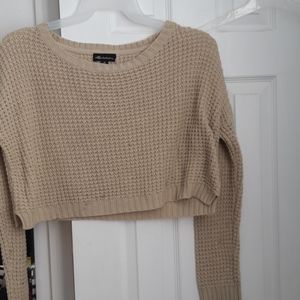 Crop top sweater